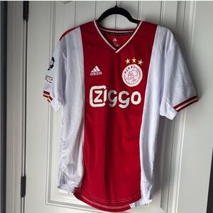 Adidas Red and White Soccer Jersey - New